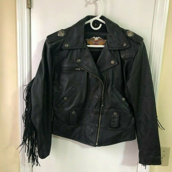 Harley-Davidson Jackets & Blazers - Harley Davidson: fringe leather jacket